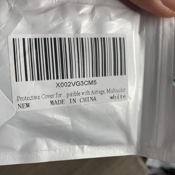 for AirTag Silicone Holder Case Cover Airtag Tracker Keychain Sleeve Shell White - Picture 9 of 9